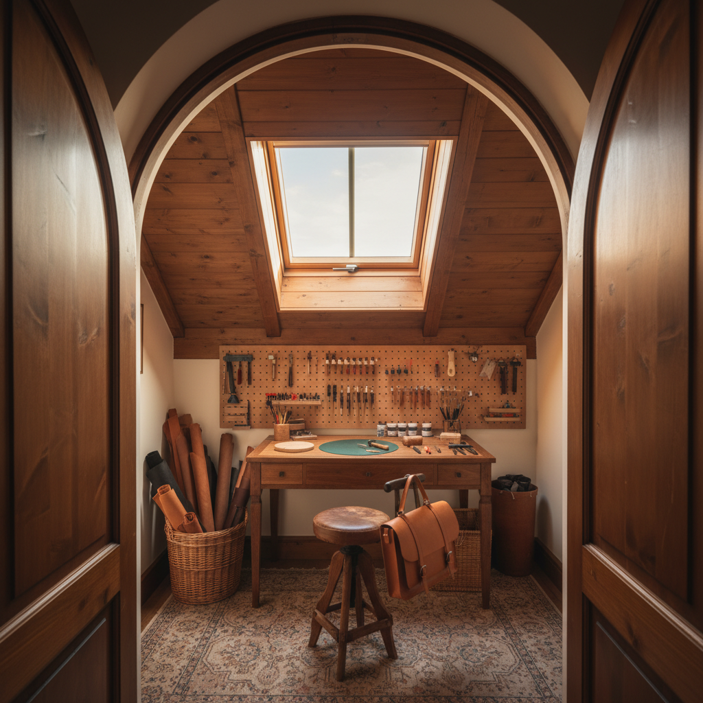 Can a Small Space Become a Leathercraft Workshop?