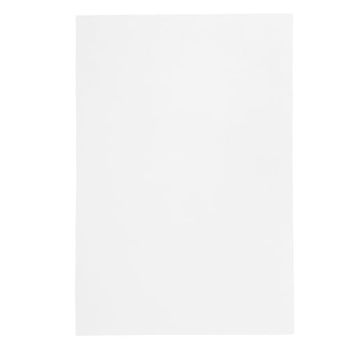 MECCANIXITY Top Grain Leather Sheet 11.8 x 7.9 Inch Natural Cow Leather 0.6mm Fabric Pieces for DIY Craft Furniture Office Belts Notebook Covers, White - color: White, size: 0.6mm