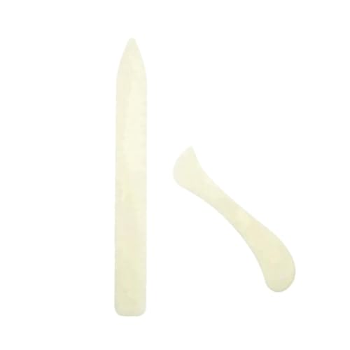 2Pcs/Set Bone Folder Craft Tools Leather Scoring Folding Creasing Paper Accessory