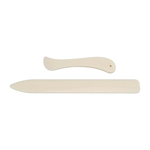 Bone Folder, Plastic Craft Tool for Scoring Creasing Flattening Paper Cardboard Leather, with Ruler for Origami Scrapbooking Card Making DIY Art Crafts