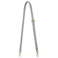 Allzedream Leather Purse Strap Replacement Crossbody Handbag Long Adjustable (Grey) - color: Grey