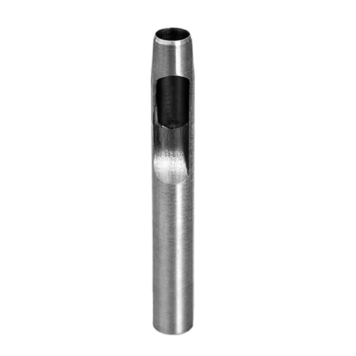 GLRXMX 10mm Round Leather Hole Punch Tool Belt Hole Puncher | Carbon Steel Hollow Punch for Leather, Watch Bands, Rubber, Plastic, Fabric, Paper and Other Soft Materials - size: 10mm