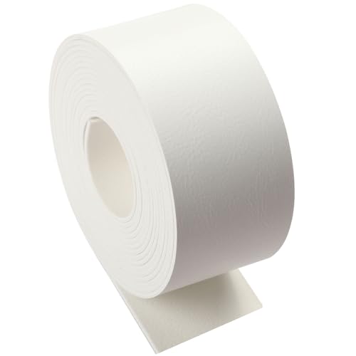 Picheng Faux Leather Strap for Crafts: 2 Inch Wide 138" Long Leather Strips - color: White, size: 2 Inch