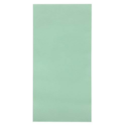 MECCANIXITY Thick Full Grain Leather Sheet, 23.6 x 11.8 Inch Natural Cow Leather 1.5-1.8 mm Fabric Pieces for DIY Craft Furniture Office Belts Notebook Covers,Light Green - color: Light Green, size: 23.6 x 11.8 Inch