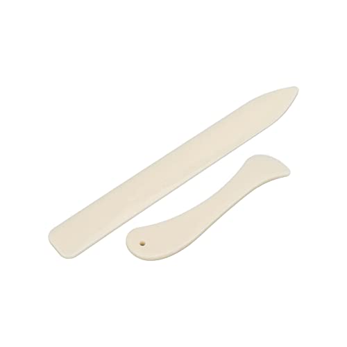 Bone Folder, Paper Craft Tool for Scoring Creasing Folding, with Ruler for DIY Origami Scrapbooking Card Making Leather Crafts