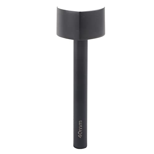 V-Shaped Leather Craft Cutter Punch Tool, 40mm Tool Steel for DIY Strap Belt Bag Wallet Handicraft Projects
