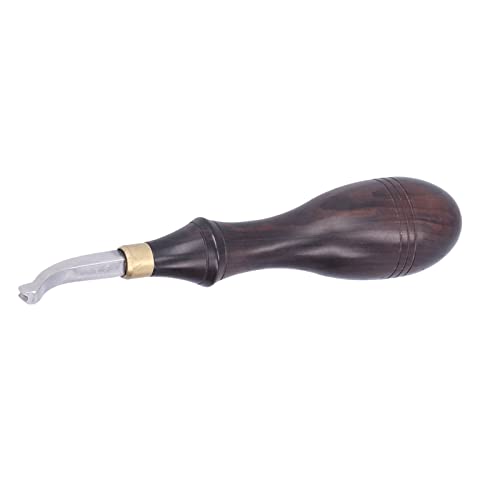 Leather Edge Beveler Push Beader, Double Line Edge Creaser Skiving Tool, Stainless Steel Leather Craft Tools for Leatherworking - size: 1.5MM