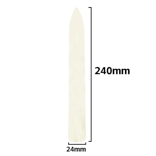 JuxLux 4 Pack Bone Folder Tool Heavy Duty Nylon Origami Paper Folding Tool Creaser for Scoring Paper DIY Handmade Leather Burnishing Bookbinding Scrapbooking Paper Card Making Folds Craft