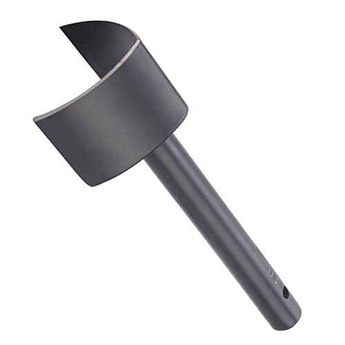 V-Shaped Leather Craft Cutter Punch Tool, 40mm Tool Steel for DIY Strap Belt Bag Wallet Handicraft Projects