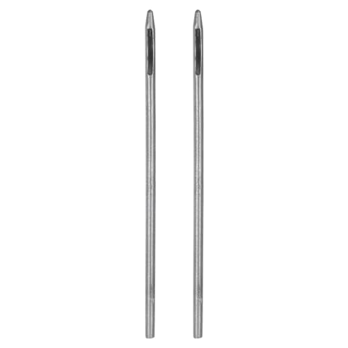 HARFINGTON 2pcs Hollow Punch for Leather 0.8mm Round Hole Punch Tool for Belt Puncher Carbon Steel Single Punch for Watch Belt Cut Leather Craft Rubber Paper Fabric Plastic Soft Material - size: 0.8mm