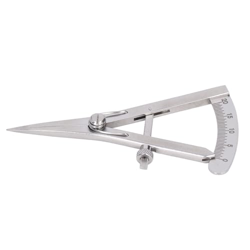 Marking Gauge, Adjustable Marking Gauge Mini Edge Press Pitch Gauge DIY Leather Craft Tool, Precision Spring Dividers Calipers Compass Measuring Tools (Screw Locking Marking Gauge) - size: Screw locking marking gauge