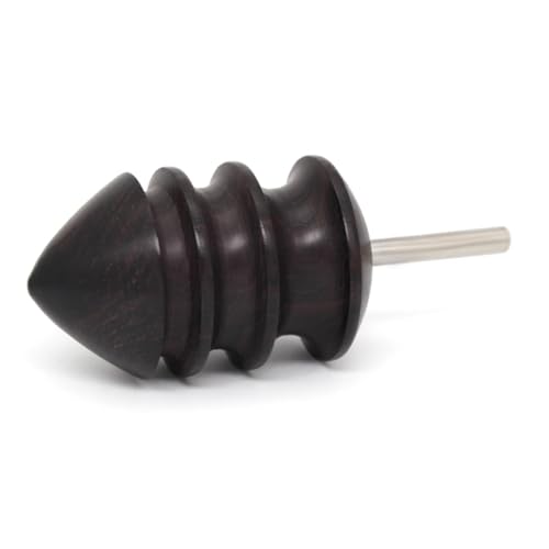 2pcs/Set Leather Burnishing Tools, Black Ebony Wood Leather Burnisher Polished Rods, Leather Edge Burnisher Sets for Leather Crafting (PG86E1-2pcs) - color: PG86E1-2pcs