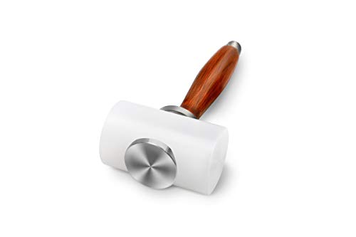 Nylon Hammer Mallet for Leatherwork Leather Carving Cowhide Sew DIY Leathercraft Wooden Mallet - style: T type