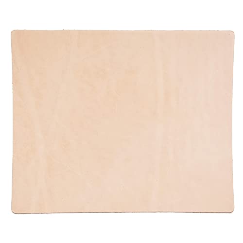 European Leather Work 7-9 oz (2.8-3.6 mm) Vegetable Tanned Leather Pre-Cut Size: 12"x24" Full Grain Cowhide Leather for Tooling, Engraving, Crafting, Molding, DIY, Holsters, Sheathes - size: 12"x24"