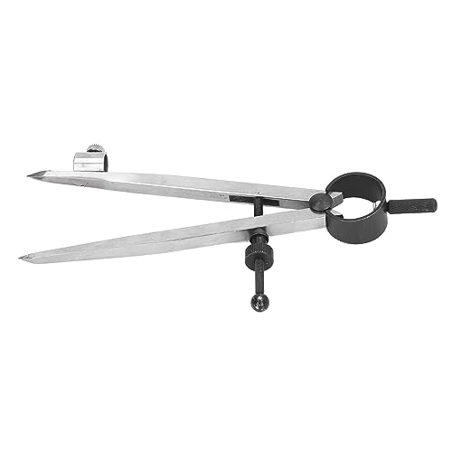 Generic Wing Divider Scribing Tool Adjustable Angle Lockable for Woodworking Metal Leather Work with Carbon Steel Lightweight Compact 4.92in