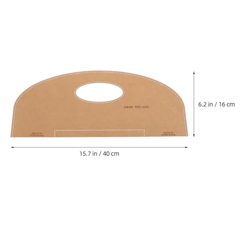 Homoyoyo 1set Handbag Leather Template for DIY Tote Bag, Kraft Paper Stencils for Crafting Unique Leather Handbags for Women Tote Bag Projects DIY Sewing Patterns & Templates Purse Making Supplies