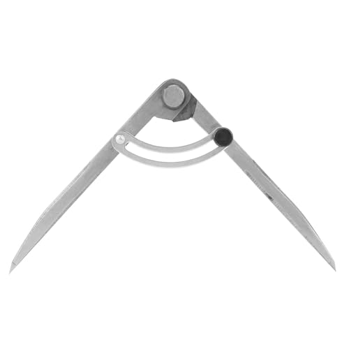 150mm Adjustable Silver Wing Divider, Divider Caliper, Stainless Steel Spacing Compass for Woodworking Metalworking