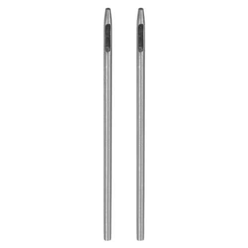 HARFINGTON 2pcs Hollow Punch 1.2mm Round Hole Carbon Steel Single Puncher for Watch Band Belt Leather Craft Rubber Paper Fabric Plastic - size: 1.2mm