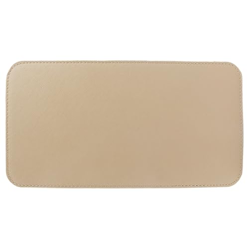 Coufce 1 Pcs Beige Leather Bag Shaper Liner Board | Bag Base Shaper Insert, For Tote Purse Handbag, Anti-Sag Bottom Pad - color: Beige