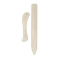 Bone Folder, Plastic Craft Tool for Scoring Creasing Flattening Paper Cardboard Leather, with Ruler for Origami Scrapbooking Card Making DIY Art Crafts
