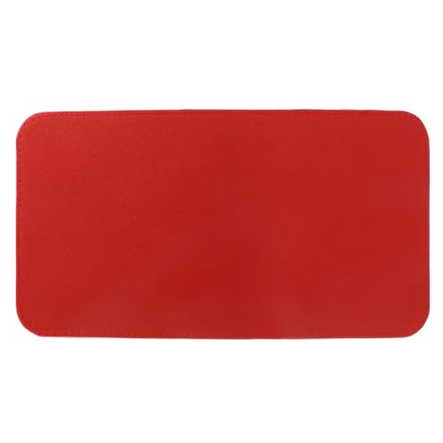 Coufce 1 Pcs Red Leather Bag Shaper Liner Board | Bag Base Shaper Insert for Tote Purse Handbag, Anti-Sag Bottom Pad - color: Red