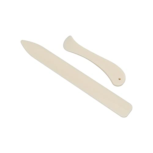 Bone Folder, Plastic Craft Tool for Scoring Creasing Flattening Paper Cardboard Leather, with Ruler for Origami Scrapbooking Card Making DIY Art Crafts