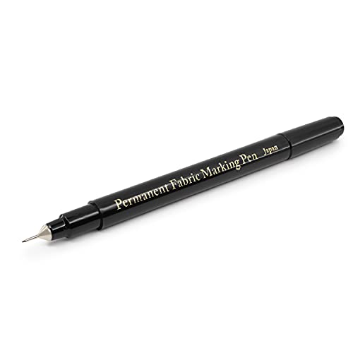 Dritz 3087 The Fine Line Permanent Fabric Marker, Black, 8.5 x 2.88 x 0.38