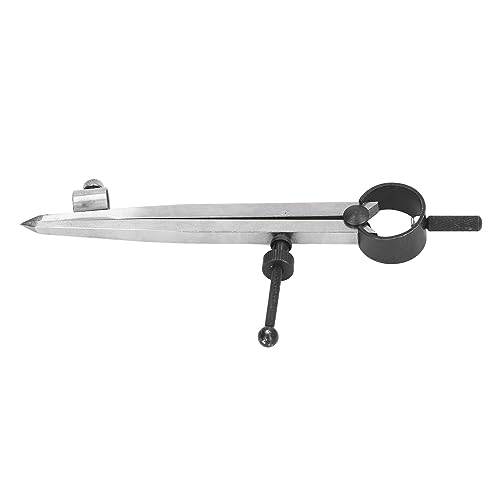 Generic Wing Divider Scribing Tool Adjustable Angle Lockable for Woodworking Metal Leather Work with Carbon Steel Lightweight Compact 4.92in