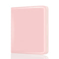 Rouidr Womens Wallet, RFID Small Slim Wallet for Women, Cute Bifold Leather Pocket Credit Card Holder Ladies Mini Purse with Zipper Coin Pocket & ID Window, Pink - color: A-Pink
