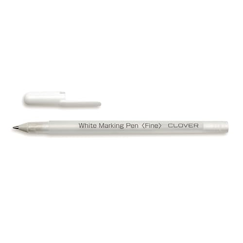 Clover White Marking Fine Pen (517) (Pack of 4) - size: 1 Count (Pack of 4)