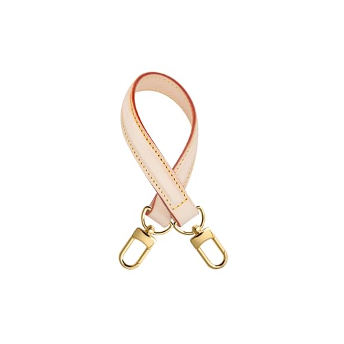 Genuine Vachetta Purse Leather Handle Strap Replacement for Bucket Bags,Hand Strap Fit for Neonoe Handbag(APRICOT-Width:0.7in&Length:14.5in) - color: Apricot-width:0.7in&length:14.5in