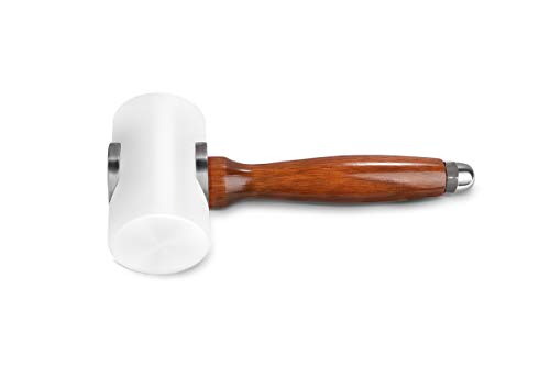 Nylon Hammer Mallet for Leatherwork Leather Carving Cowhide Sew DIY Leathercraft Wooden Mallet - style: T type