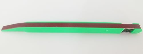 Sanding Stick Detailer 5 Piece Set with 2 Extra Replacement Belts Per Stick, 5 Grits 120, 240, 320, 400 & 600 Grits for Sanding Wood, Metal & Plastics, (Made in The USA)