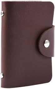Stealodeal PU Leather Card Holder – Multi-Compartment Organizer for Debit/Credit/ATM Cards (Unisex Design) (Brown 28 Slots) - color: Brown 28 Slots