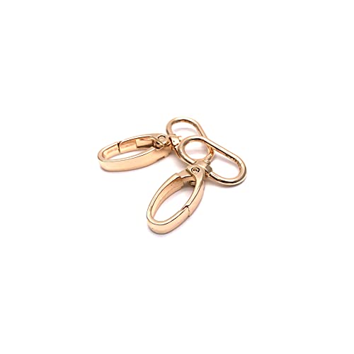 1 inch Swivel Lobster Clasps for Purses Bag Hardware 20pcs Gold | 1" Metal Swivel Snap Hooks for Handbag Backpack Webbing Strap Crossbody Bag Dog Collars Keychain Lanyard Strap Craft Making - color: Gold, size: 1 inch