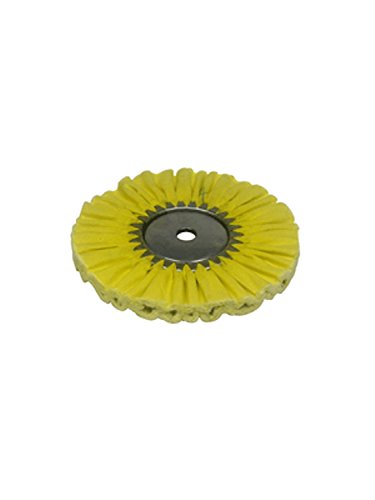 Zephyr Custom Polishing Products Airway Buffing Wheels for Industrial Polishers, Big Rigs and Lifted Trucks. Made in The U.S.A.(Cut - Yellow) - color: Cut - Yellow, size: 10 in