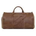Convertible Garment Bag with Shoulder Strap, Carry on Garment Duffel Bag for Men Women,Waterproof & Wrinkle-Free Suit Carrier for Business Trips & Weekend Getaways, Foldable & Lightweight - color: Brown