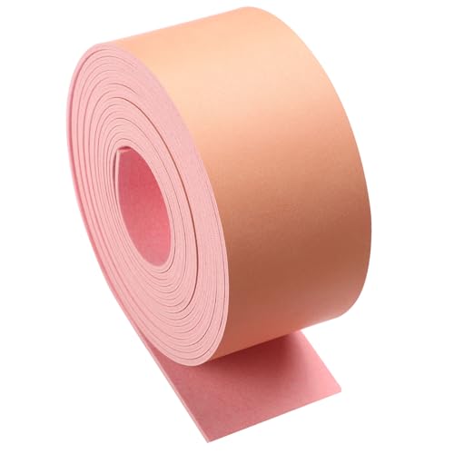 Picheng Faux Leather Strap for Crafts: 2 Inch Wide 138" Long Leather Strips - color: Pink, size: 2 Inch