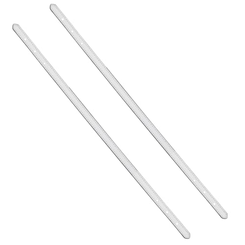 ALLZEDREAM Microfiber Leather Purse Strap Replacement Tote Bag Handbag Shoulder Handles 2 Pcs, White, 1.5cm - color: White, size: 1.5cm