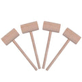 4PCS Wooden Crab or Lobster Mallets - color: 4 Pcs