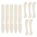 6 Pcs Bone Folder Tool Set for Scoring, Folding, Creasing & Burnishing Paper and Leather Crafts, Genuine Bone & Plastic Bookbinding Tools for Origami, Scrapbooking, Card Making and DIY Crafting