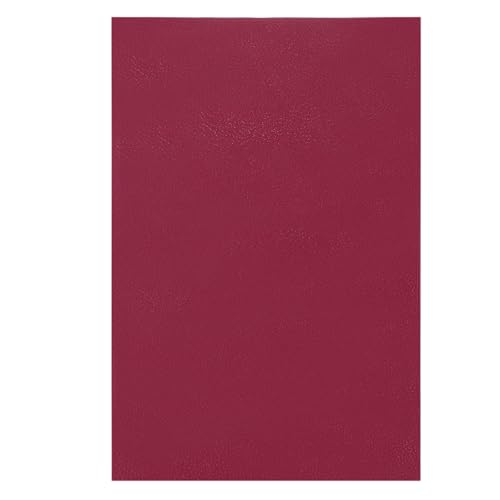 MECCANIXITY Thick Full Grain Leather Sheet, 23.6 x 15.8 Inch Natural Cow Leather 1.5-1.8 mm Fabric Pieces for DIY Craft Furniture Office Belts Notebook Covers,Fashion Red - color: Fashion Red, size: 23.6 x 15.8 Inch