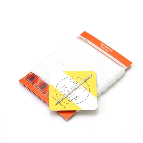 for Leather Craft - Waxed Tiger Thread, Polyester, 1.2mm - color: 1,2 mm - White - 50 meters