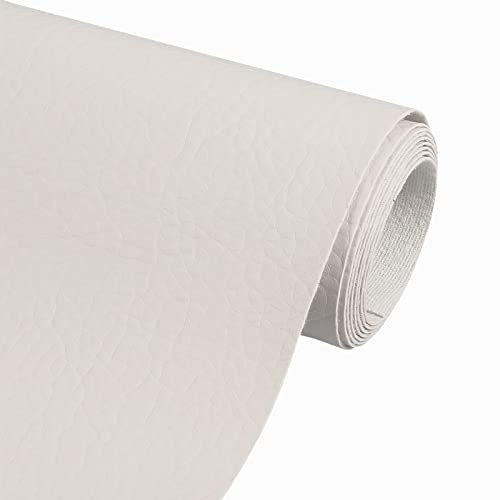 Marine Vinyl Upholstery Faux Leather Fabric, 1 Yard Beige | Marine Grade Faux Leather Vinyl by the Yard, Waterproof, Soft & Durable, for Boat, Furniture Upholstery, DIY Sewing Crafts - color: Beige, size: 1 Yard 55" x 36" (Pre-cut)