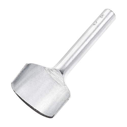 uxcell Half-Round Shaped Leather Cutter Punch 40mm Strap End Punch Tool for Crafting Strap Belt Wallet and Bag - size: 40mm