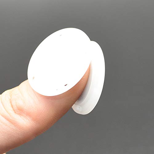 41L Magnetic Coat Buttons 26mm/1” Invisible Hidden Sewing Button Nylon with Magnets Inside for Coat Jacket Suitcase Bag Windbreaker Pajamas FBM Shipment 6pcs (26mm, White) - color: White