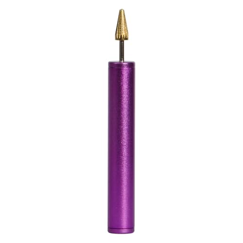 1Pcs Leather Edge Dye Pen, Colorful Roller Applicator for Precise Edge Coloring, Essential DIY Tool for Leather Craft, Working & Making (Purple) - color: Purple