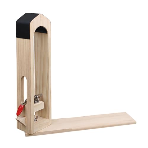 Leather Stitching Pony, 360° Rotation Wood Sewing Pony Horse Clamp for DIY Hand Leathercraft Sewing