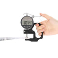 Hilitand Digital Thickness Gauge for Paper Leather Cloth Wire Measuring Tool 0-12.7mm Measuring Range 12.5 x 10cm