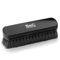Premium Horsehair Shoe Polish Brush – Handcrafted Beechwood Shoe Brush for Shine and Buffing – Luxurious Shoe Shine Brush with Soft Horsehair Bristles (Black) - color: Premium Black